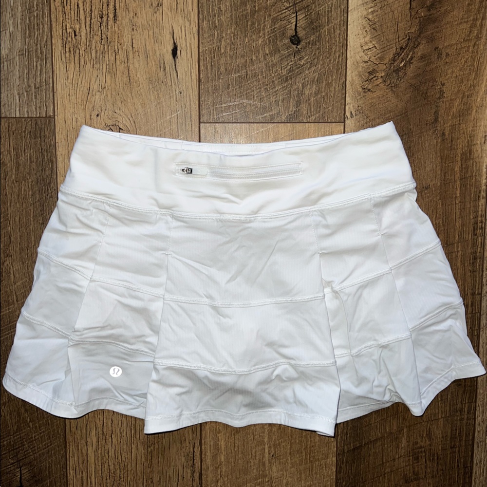 Lululemon Pace Rival Mid-Rise skirt white Size 4